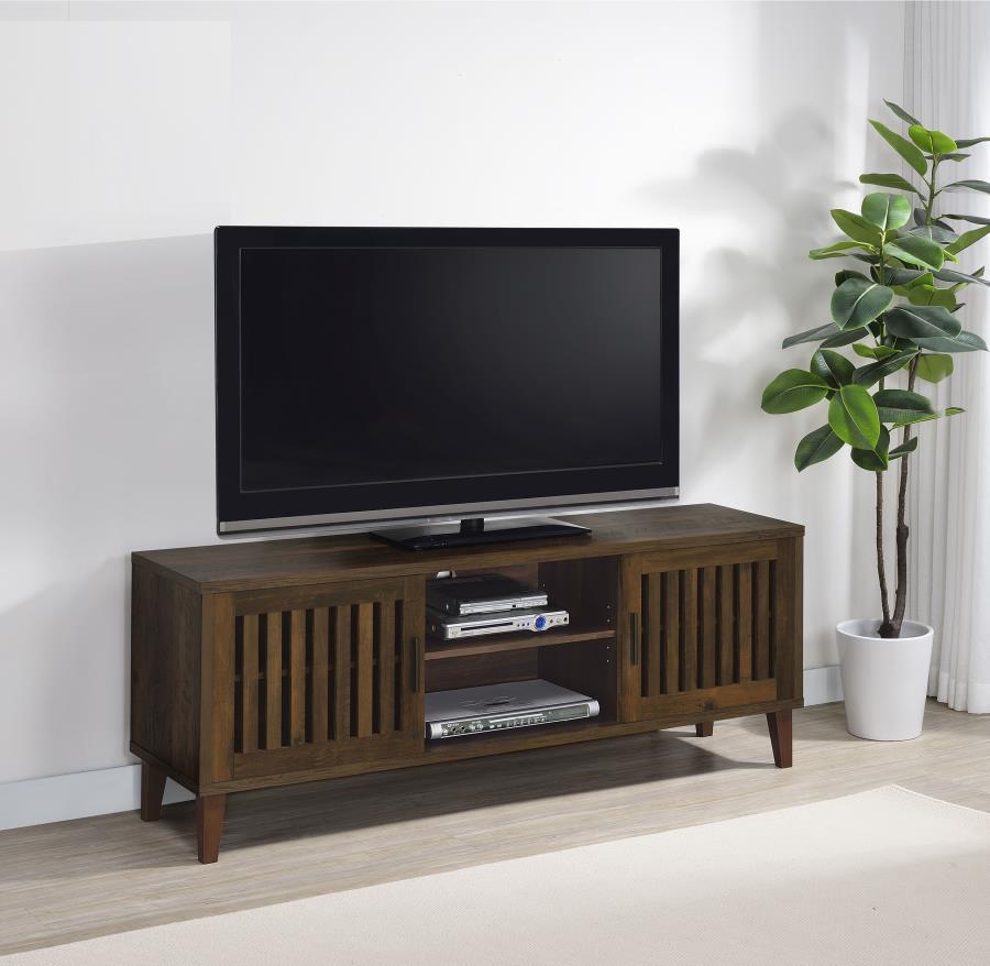 Sedona 2-door Engineered Wood 60-inch TV Stand Dark Pine-zoom-2