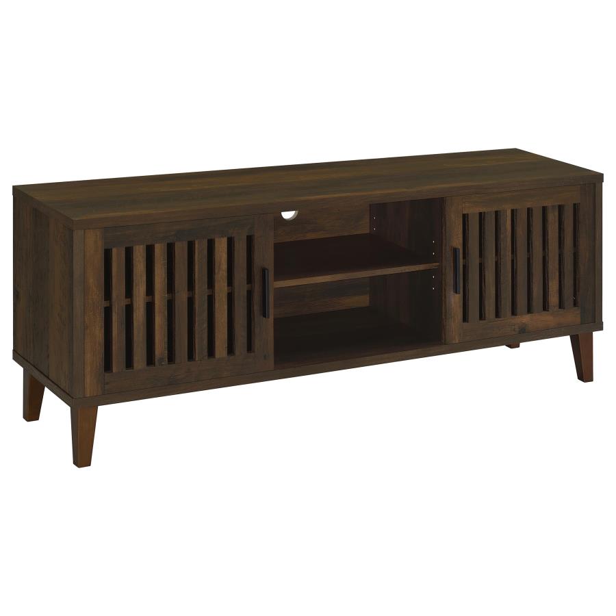 Sedona 2-door Engineered Wood 60-inch TV Stand Dark Pine-zoom-1