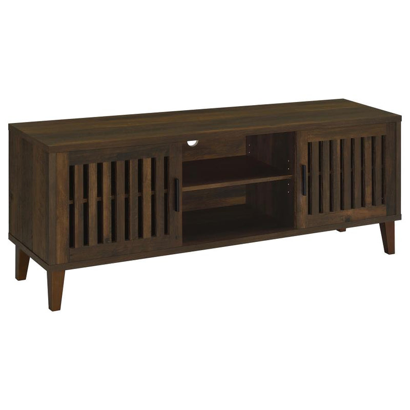 Sedona 2-door Engineered Wood 60-inch TV Stand Dark Pine-zoom-