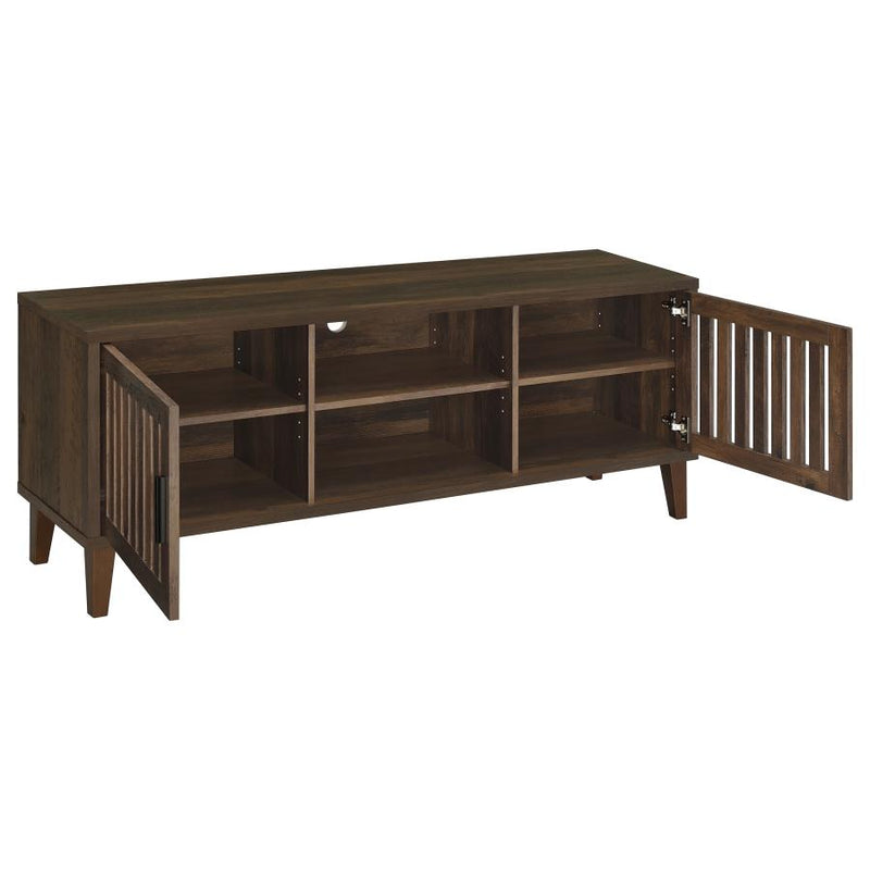 Sedona 2-door Engineered Wood 60-inch TV Stand Dark Pine-zoom-