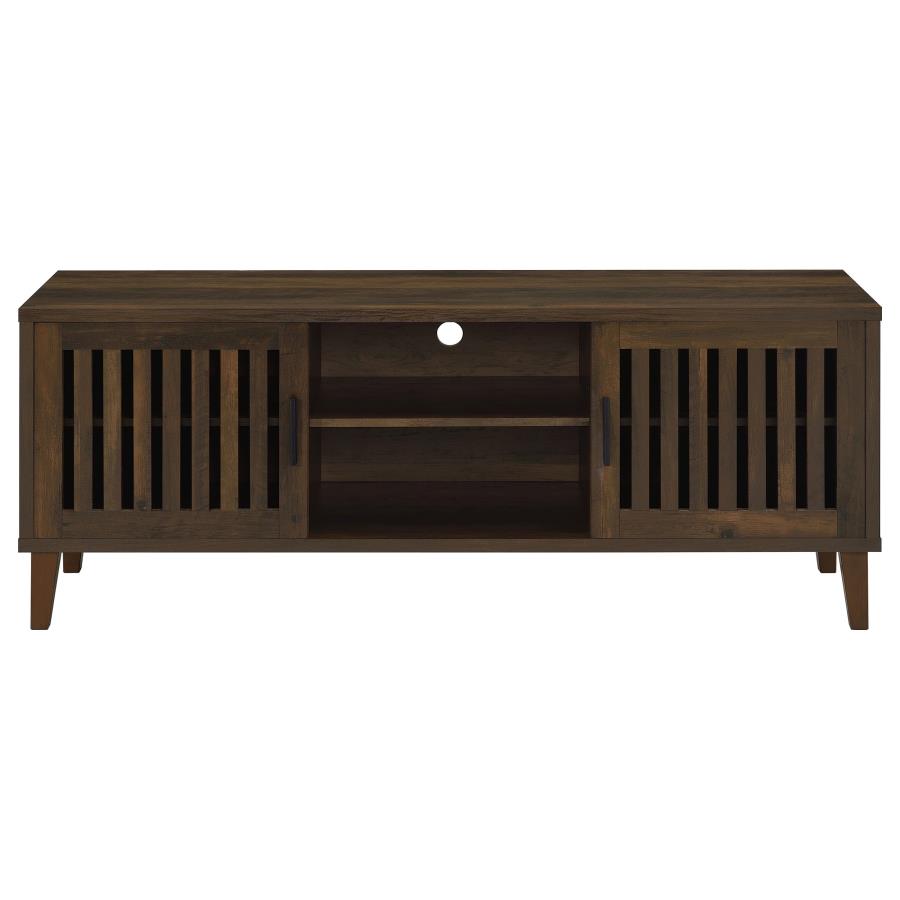 Sedona 2-door Engineered Wood 60-inch TV Stand Dark Pine-4