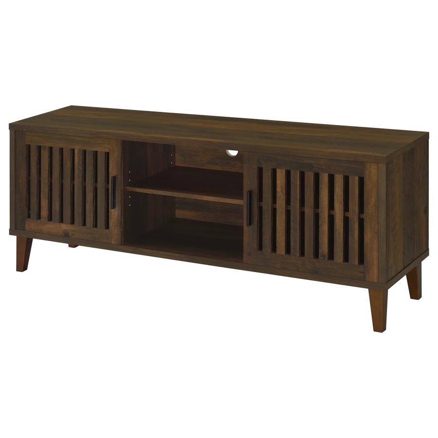 Sedona 2-door Engineered Wood 60-inch TV Stand Dark Pine-5