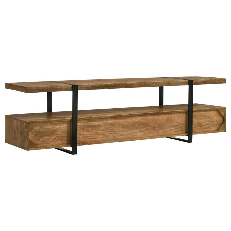 Otto 5-drawer Mango Wood 70-inch TV Stand Media Console Brown-zoom-