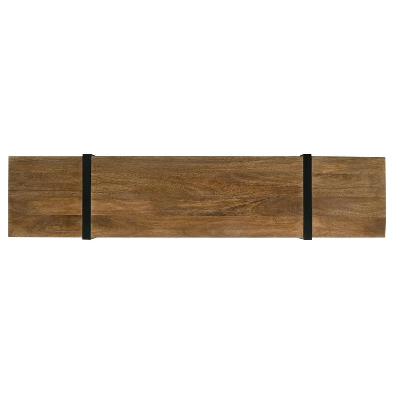 Otto 5-drawer Mango Wood 70-inch TV Stand Media Console Brown-zoom-