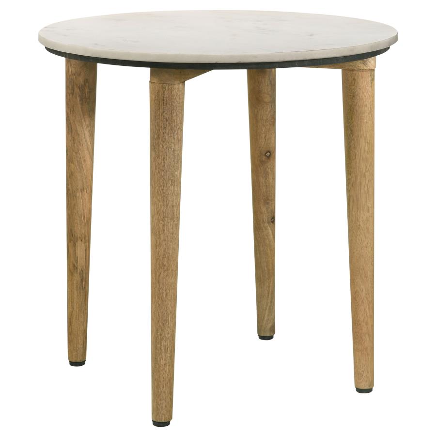 Aldis 2-piece Coffee and End Table Set White-3