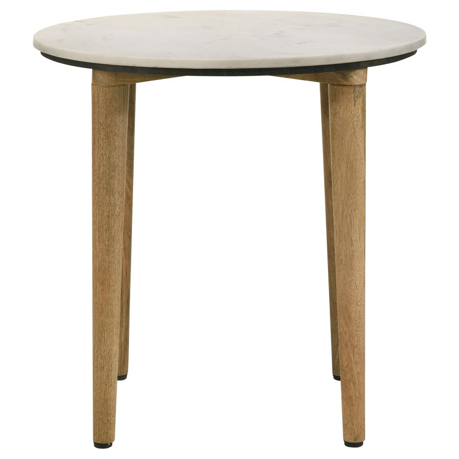 Aldis 2-piece Coffee and End Table Set White-4