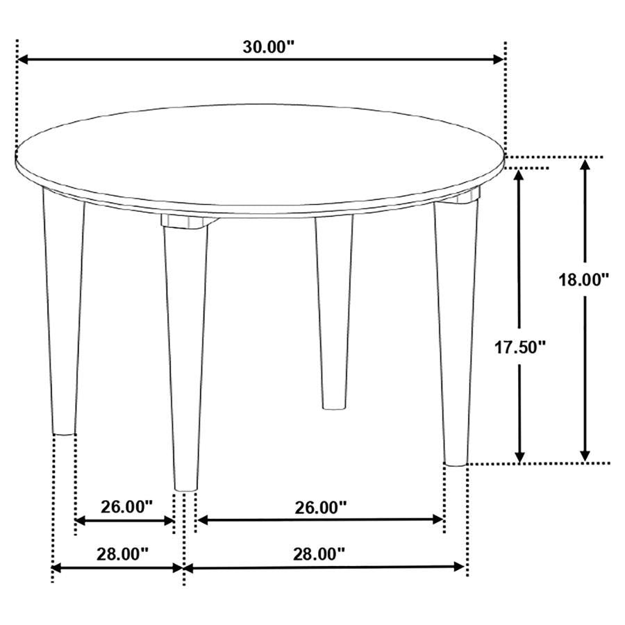 Aldis 2-piece Coffee and End Table Set White-zoom-10