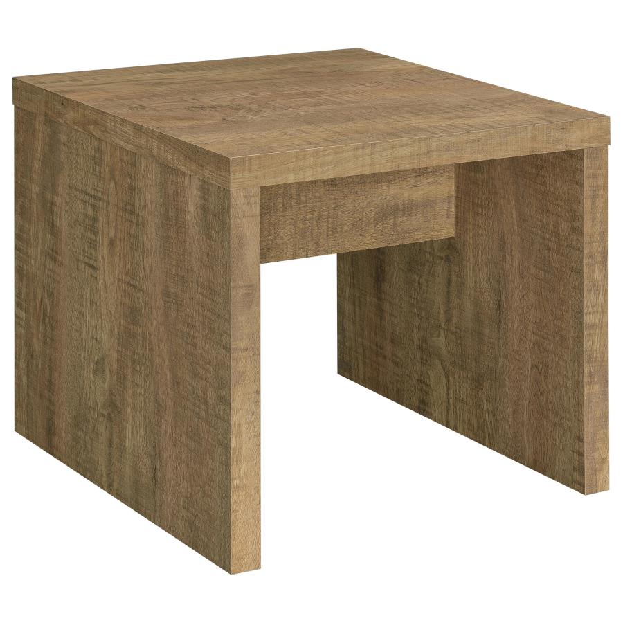 Lynette 2-piece Rectangular Coffee and End Table Set Mango-3