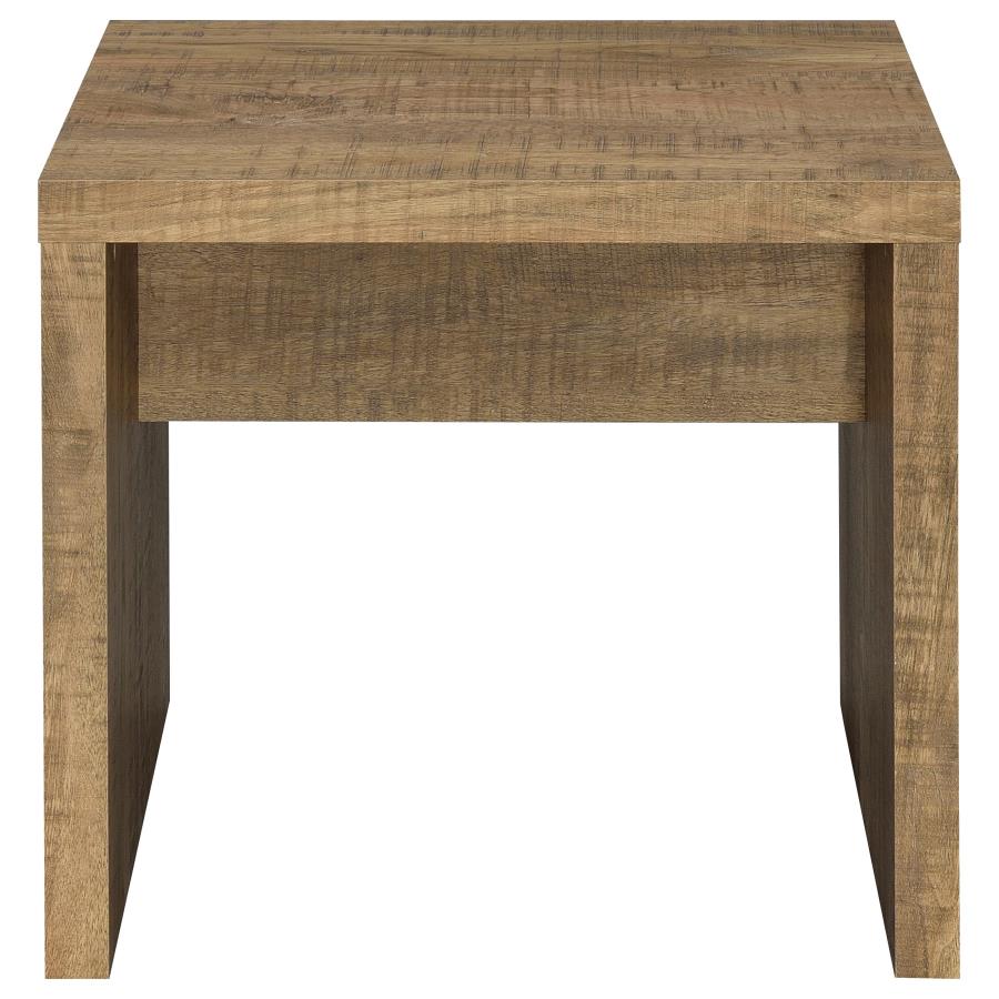 Lynette 2-piece Rectangular Coffee and End Table Set Mango-4
