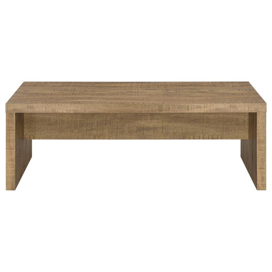 Lynette 2-piece Rectangular Coffee and End Table Set Mango-7