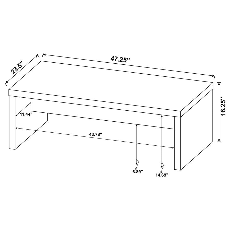 Lynette Rectangular Engineered Wood Coffee Table Mango-6