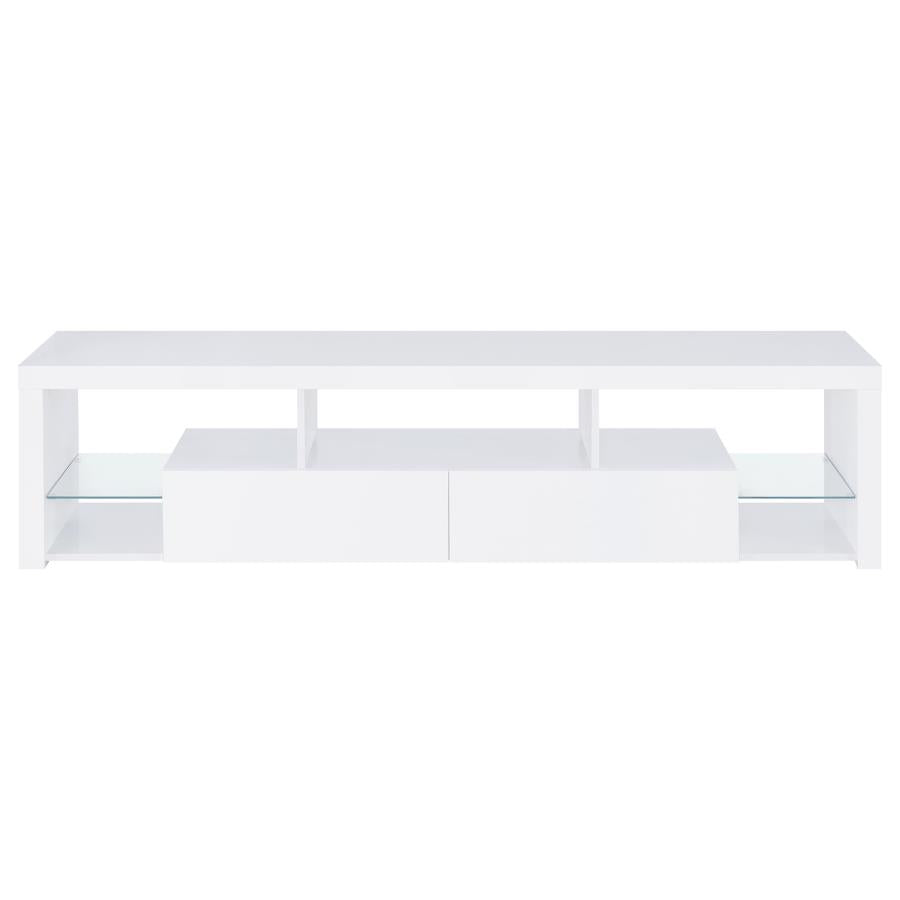 Jude 3-piece 71-inch TV Entertainment Center White High Gloss-zoom-5