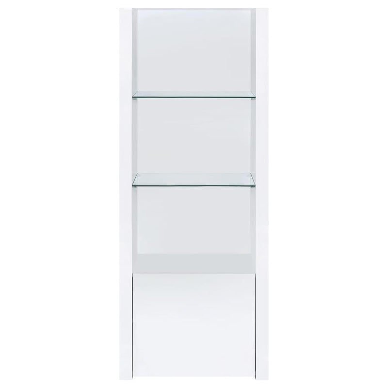 Jude 3-piece 71-inch TV Entertainment Center White High Gloss-zoom-