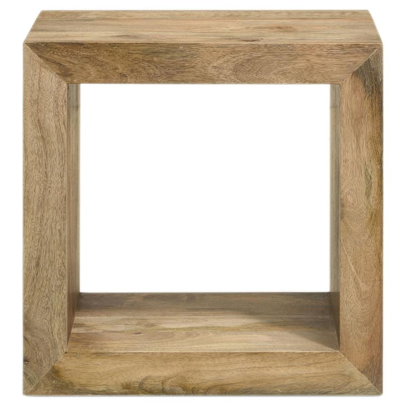 Benton Rectangular Solid Wood End Table Natural-zoom-