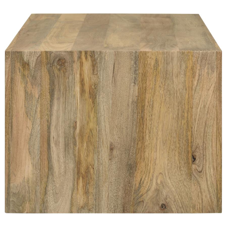 Benton Rectangular Solid Wood Coffee Table Natural-zoom-4