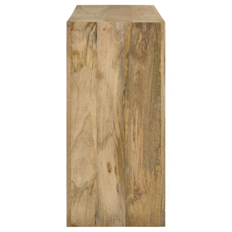 Benton Rectangular Solid Wood Sofa Console Table Natural-zoom-