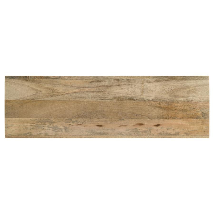 Benton Rectangular Solid Wood Sofa Console Table Natural-zoom-5
