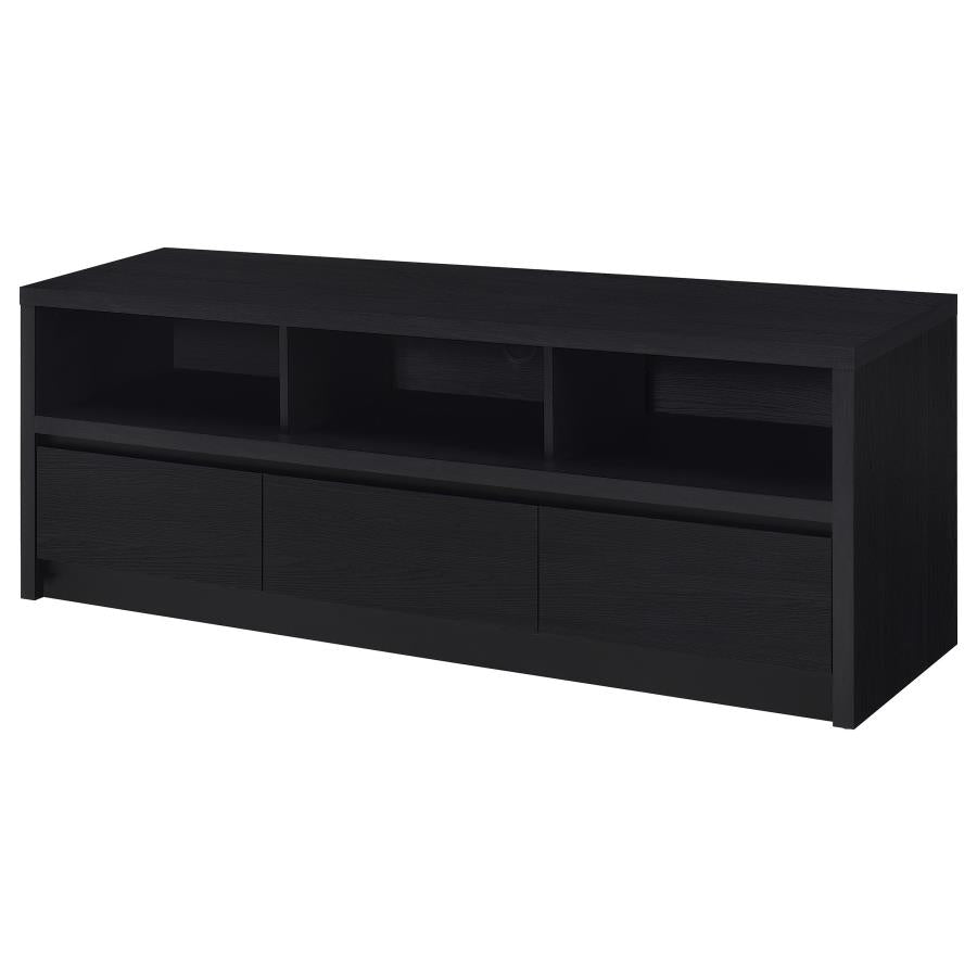 Rutland 59-inch 3-drawer TV Stand Media Console Black-5