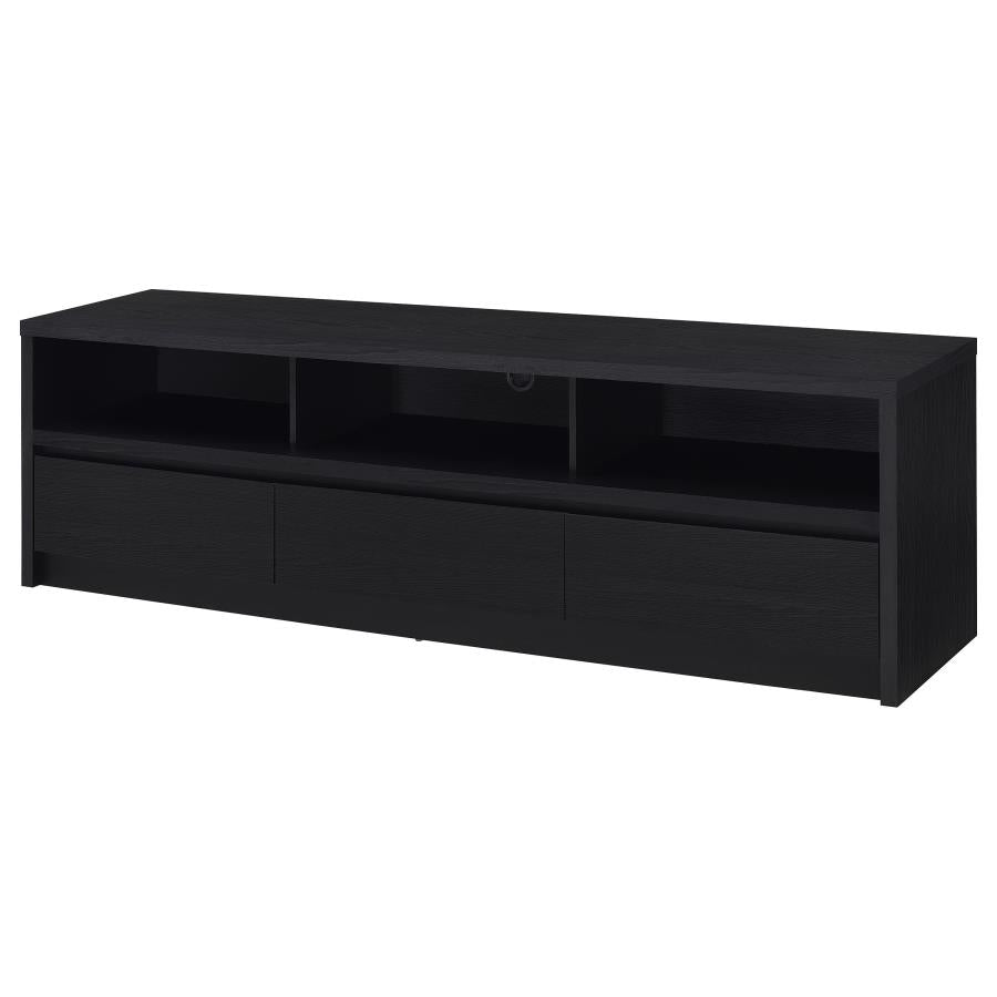 Rutland 78-inch 3-drawer TV Stand Media Console Black-5