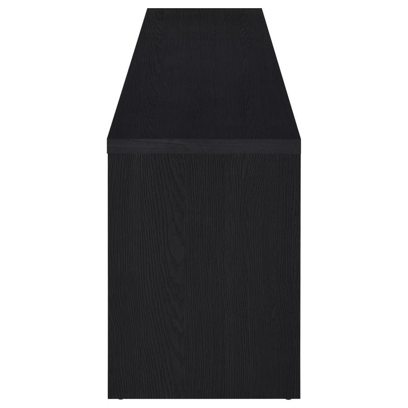 Rutland 78-inch 3-drawer TV Stand Media Console Black-zoom-