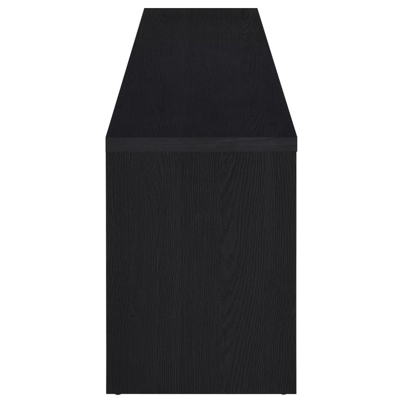 Rutland 78-inch 3-drawer TV Stand Media Console Black-zoom-