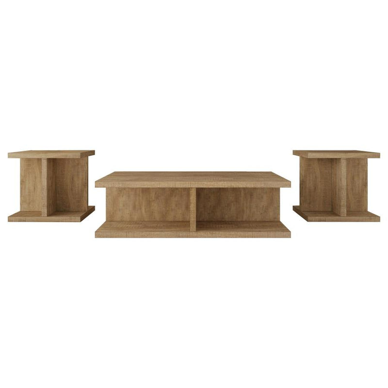 Cortona 3-piece Coffee and End Table Set Mango-zoom-