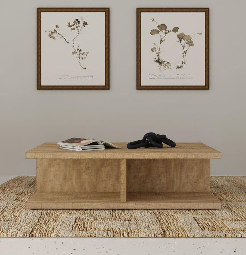 Cortona Square Engineered Wood Cocktail Coffee Table Mango-zoom-