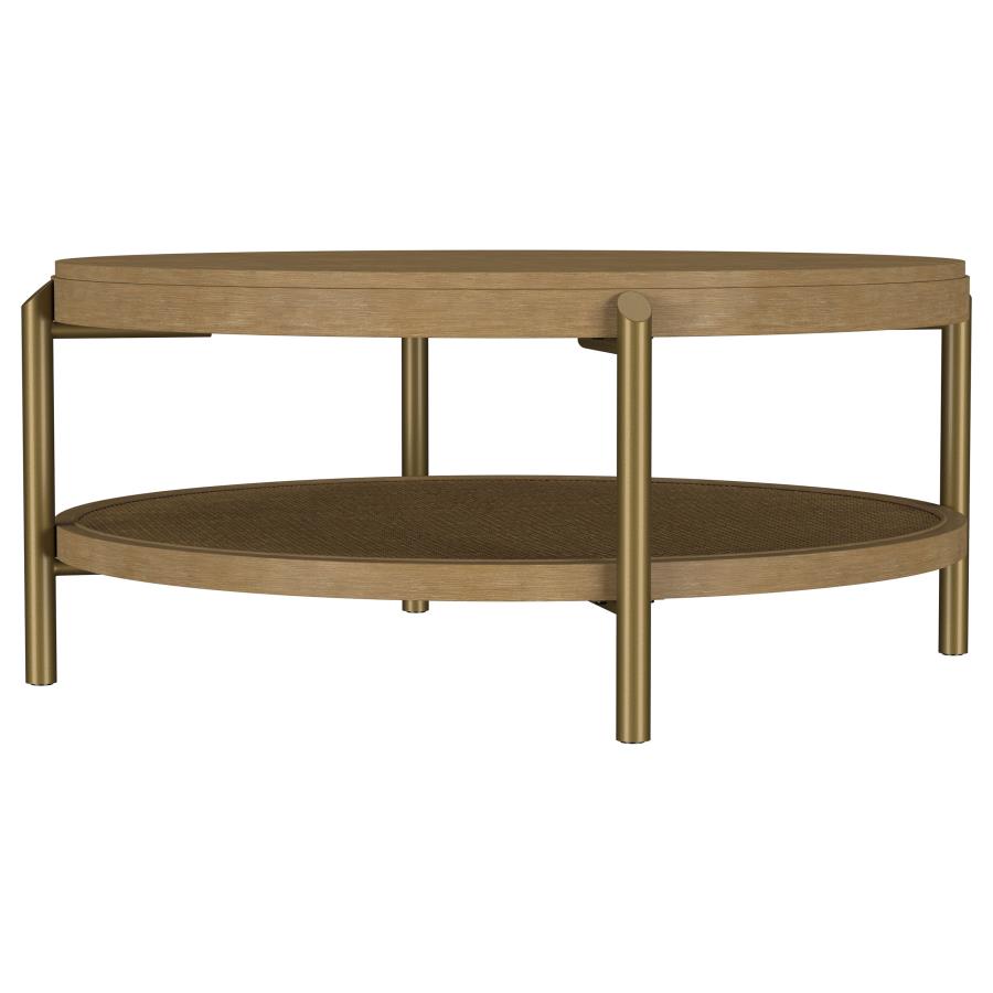 Arini 2-piece Round Coffee and End Table Set Sand Wash-zoom-9