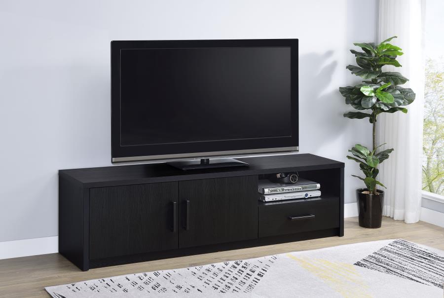 Murray 70-inch 2-door TV Stand Media Console Black-zoom-2