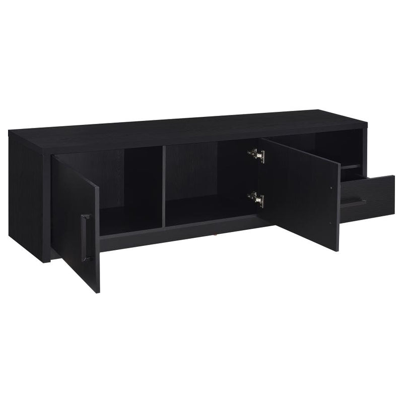 Murray 70-inch 2-door TV Stand Media Console Black-zoom-