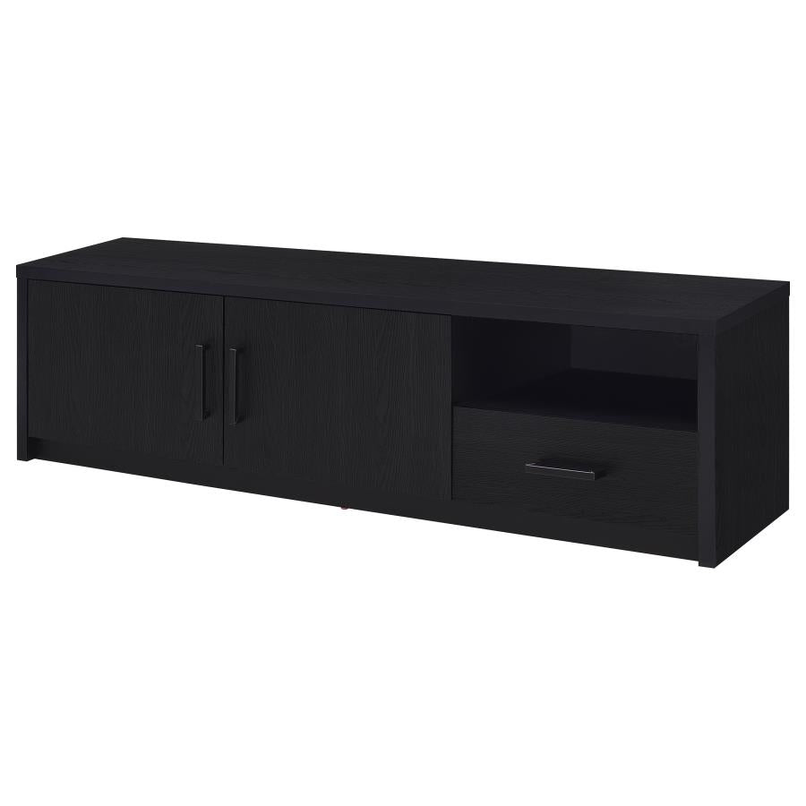 Murray 70-inch 2-door TV Stand Media Console Black-5