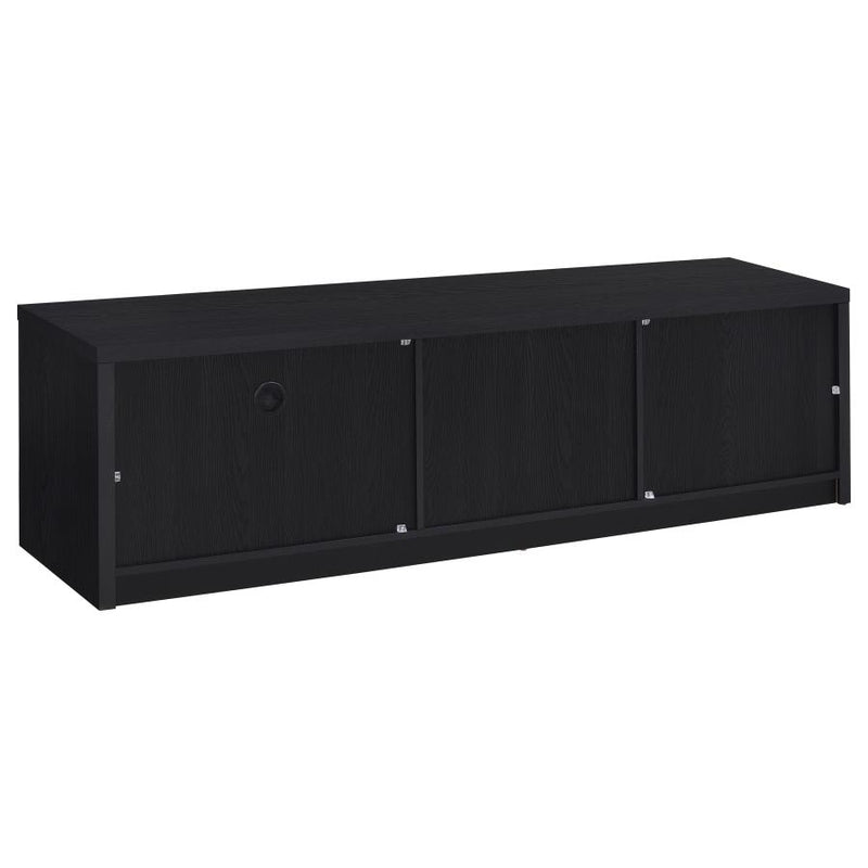 Murray 70-inch 2-door TV Stand Media Console Black-zoom-