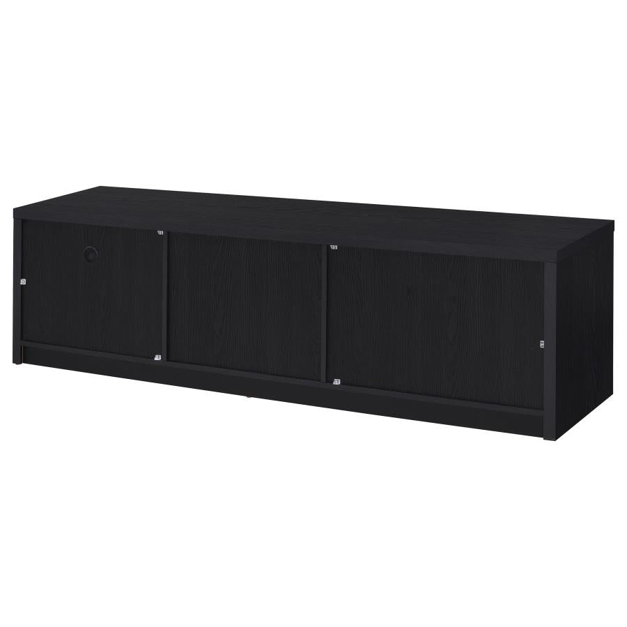 Murray 70-inch 2-door TV Stand Media Console Black-8