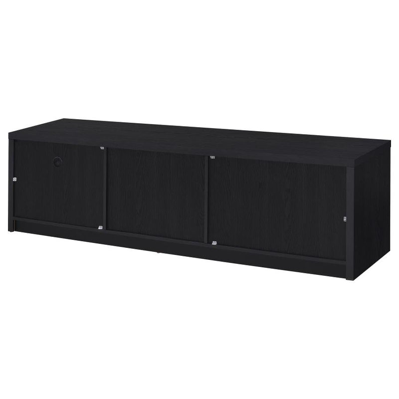 Murray 70-inch 2-door TV Stand Media Console Black-zoom-