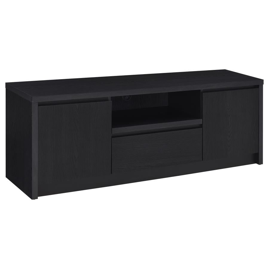 Winfield 3-piece Entertainment Center 60-inch TV Stand Black-zoom-3