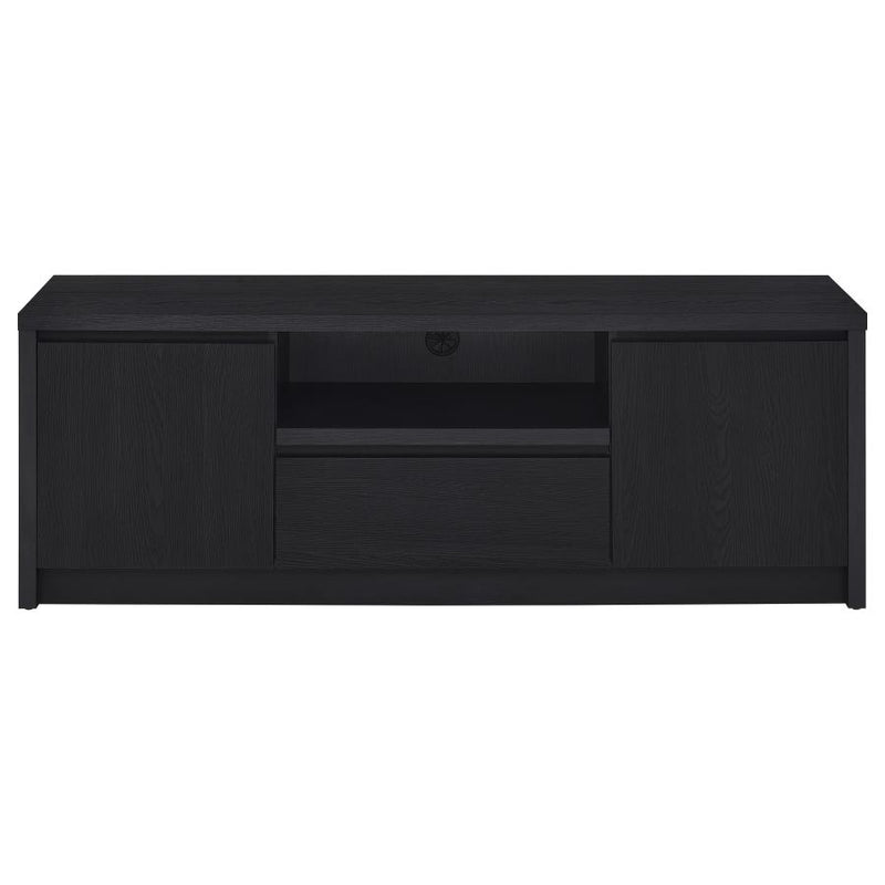 Winfield 3-piece Entertainment Center 60-inch TV Stand Black-zoom-