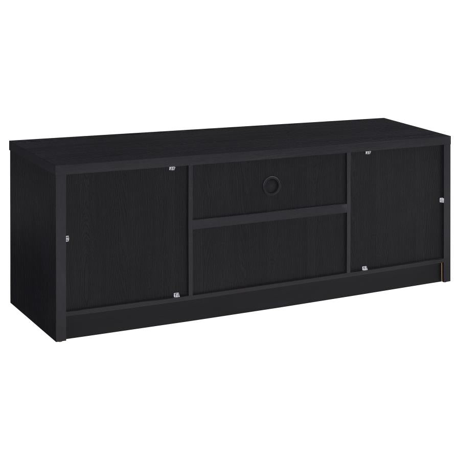 Winfield 3-piece Entertainment Center 60-inch TV Stand Black-zoom-7