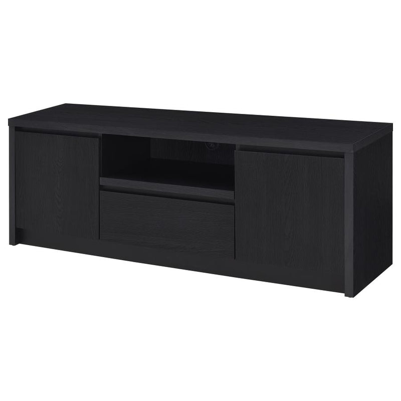 Winfield 60-inch 2-door TV Stand Media Console Black-zoom-