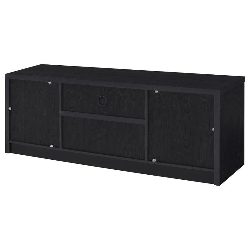 Winfield 60-inch 2-door TV Stand Media Console Black-zoom-