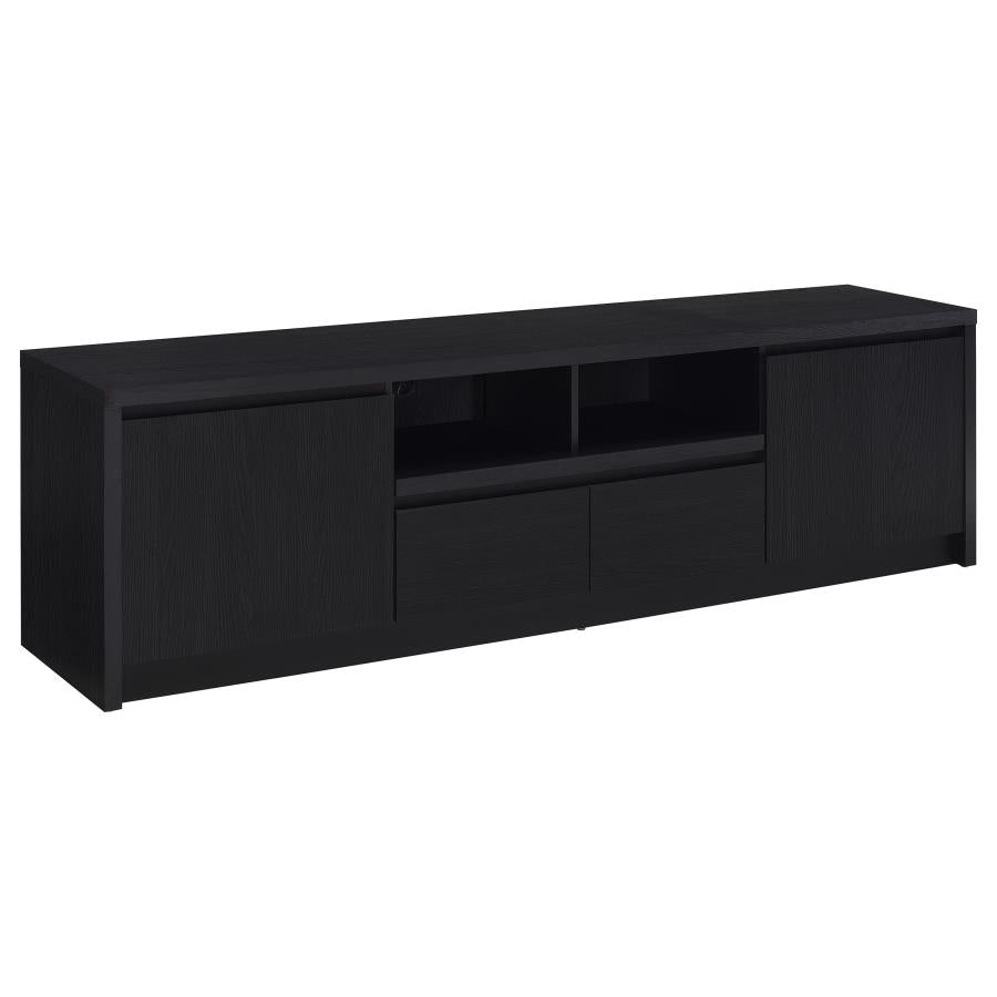 Winfield 3-piece Entertainment Center 78-inch TV Stand Black-3