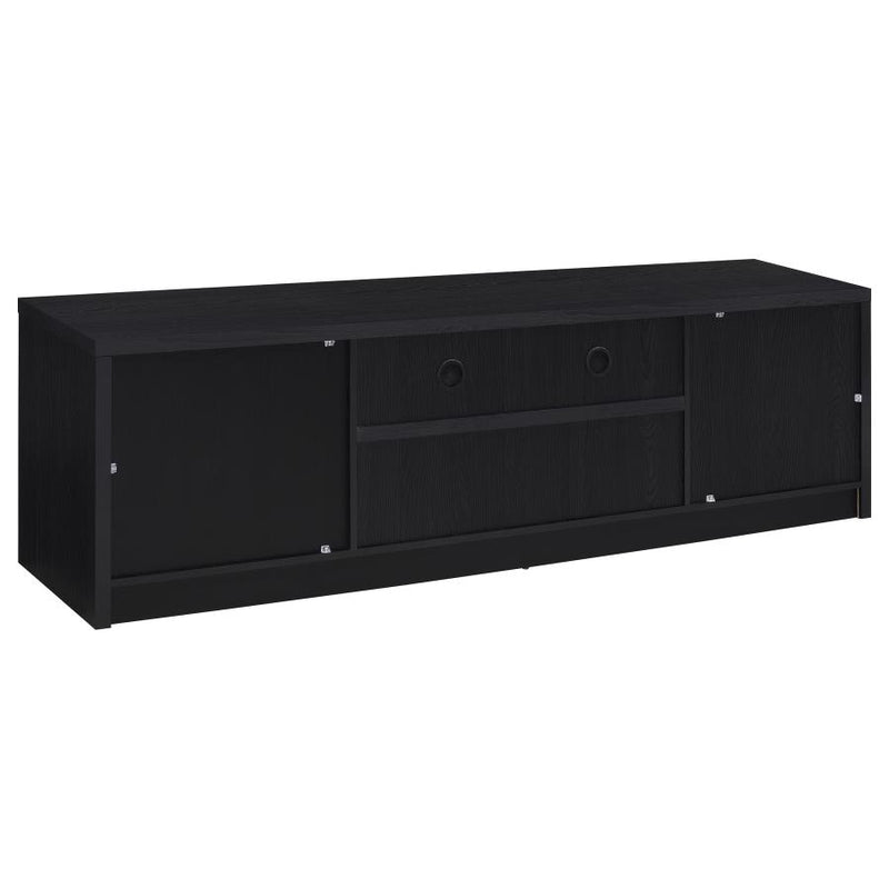 Winfield 3-piece Entertainment Center 78-inch TV Stand Black-zoom-