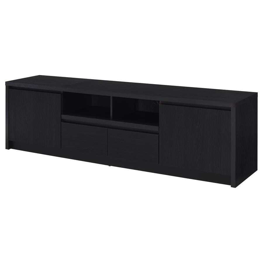 Winfield 78-inch 2-door TV Stand Media Console Black-5