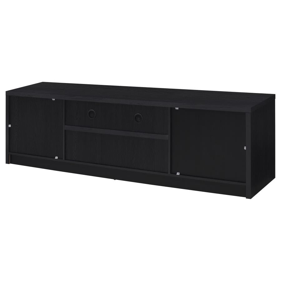 Winfield 78-inch 2-door TV Stand Media Console Black-8