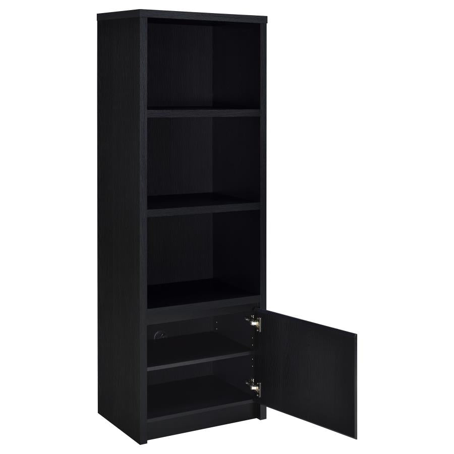 Winfield 3-shelf Media Tower Entertainment Pier Black-zoom-3