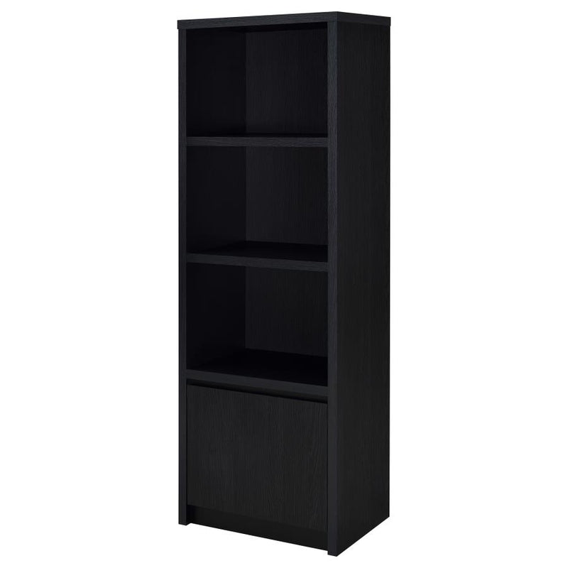 Winfield 3-shelf Media Tower Entertainment Pier Black-zoom-