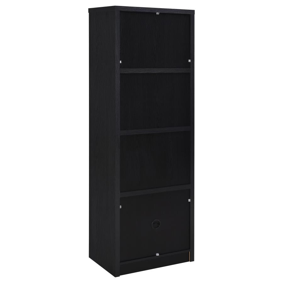 Winfield 3-shelf Media Tower Entertainment Pier Black-zoom-7