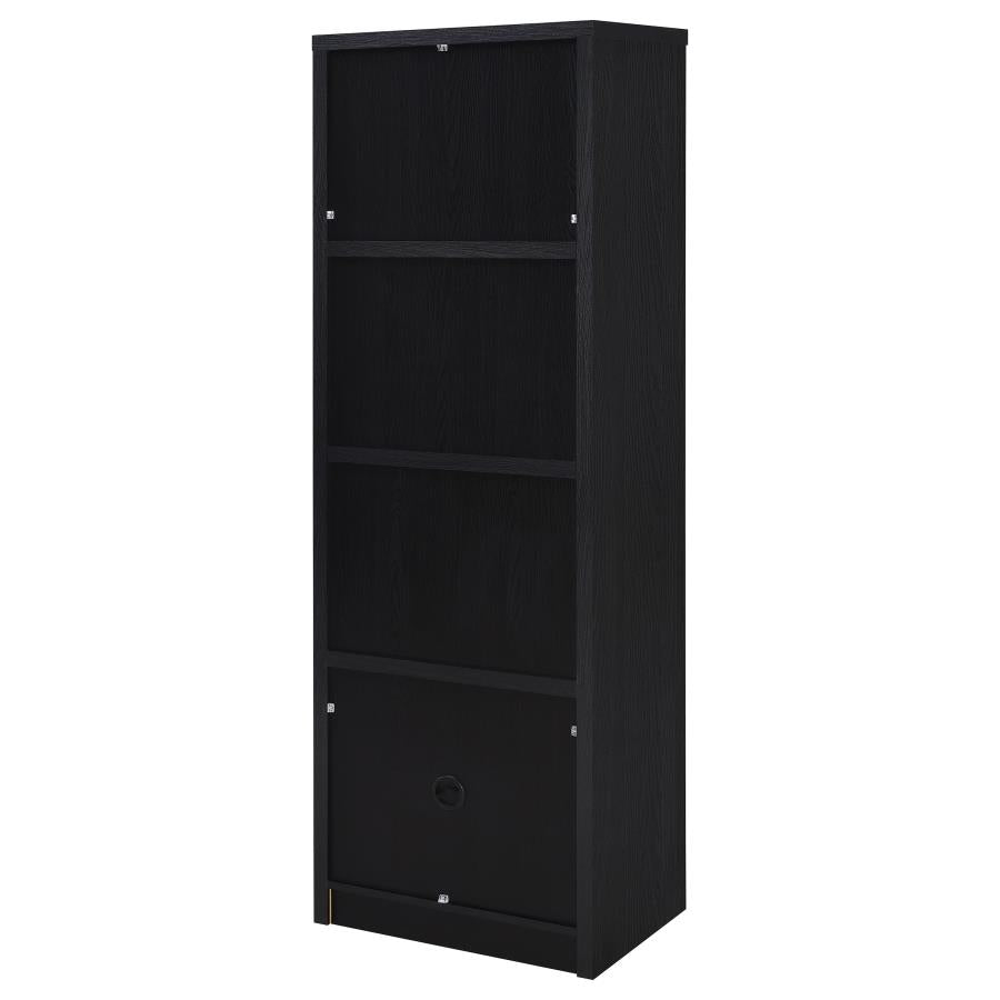 Winfield 3-shelf Media Tower Entertainment Pier Black-zoom-8