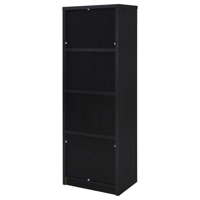 Winfield 3-shelf Media Tower Entertainment Pier Black-zoom-