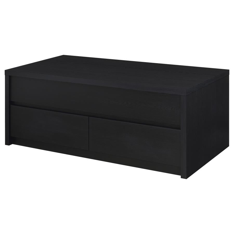 Knapp 3-piece Lift Top Coffee Table Set Black-11