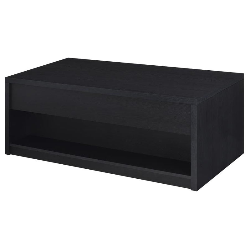 Knapp 3-piece Lift Top Coffee Table Set Black-zoom-